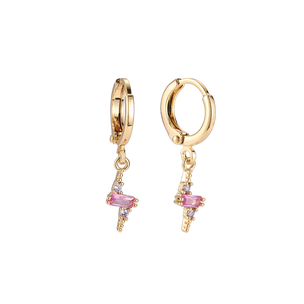 Oorbellen Lightning Roze