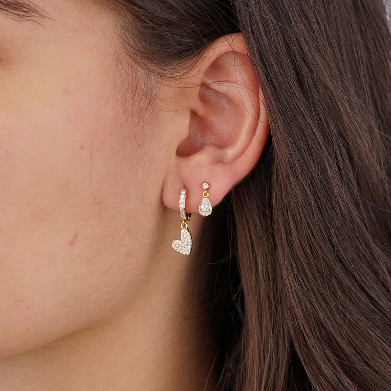 Oorbellen Shining Heart