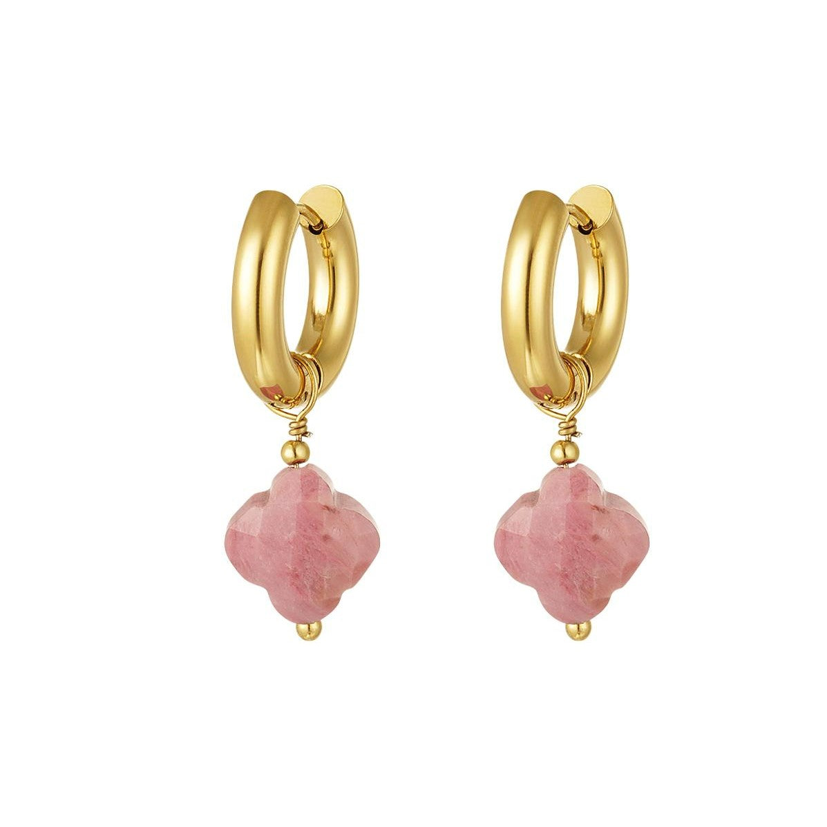 Oorbellen Zaar Roze