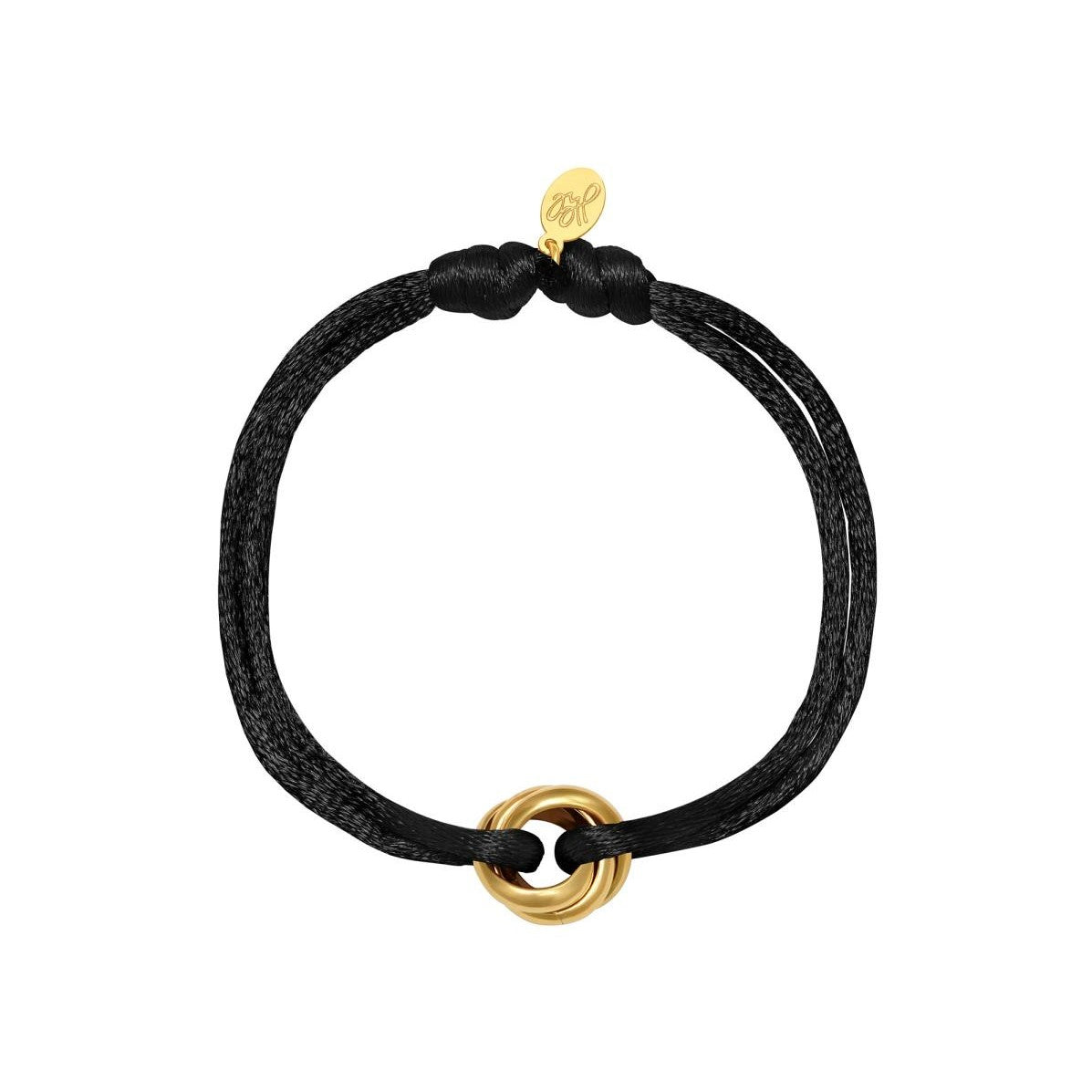 Satin Knot Zwart-Goud