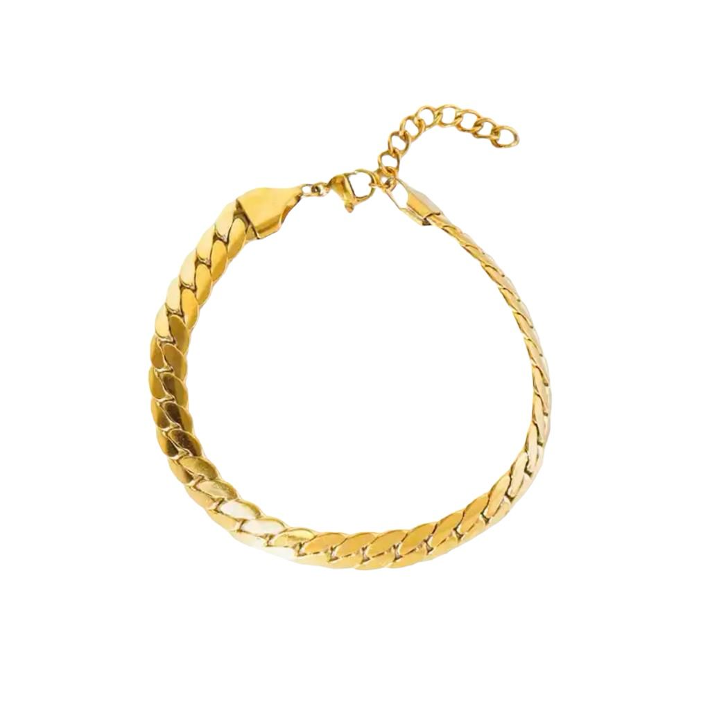 Platte Gourmet Schakelarmband