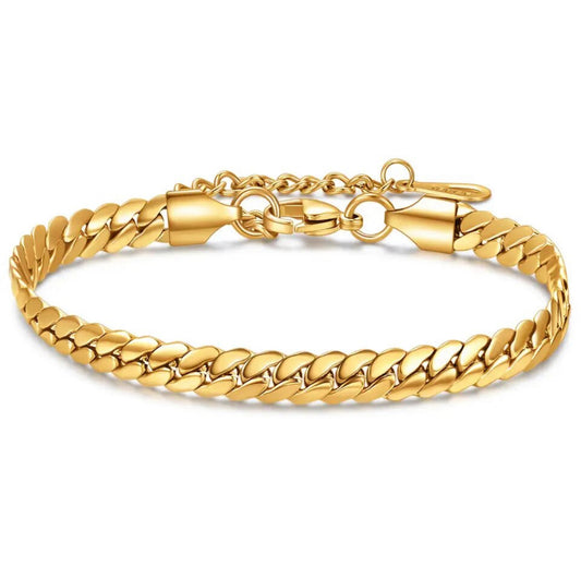 Platte Gourmet Schakelarmband