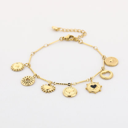 Bedelarmband met Hartjes Z