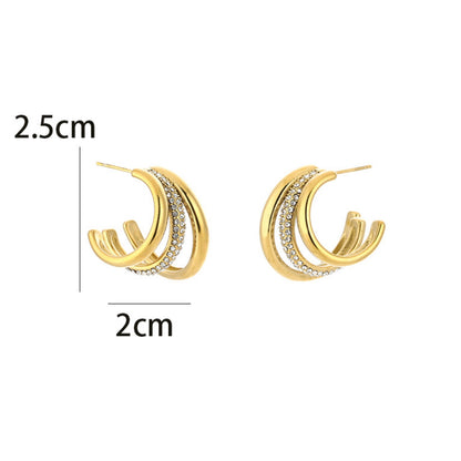 Minimalistische Statement Oorbellen