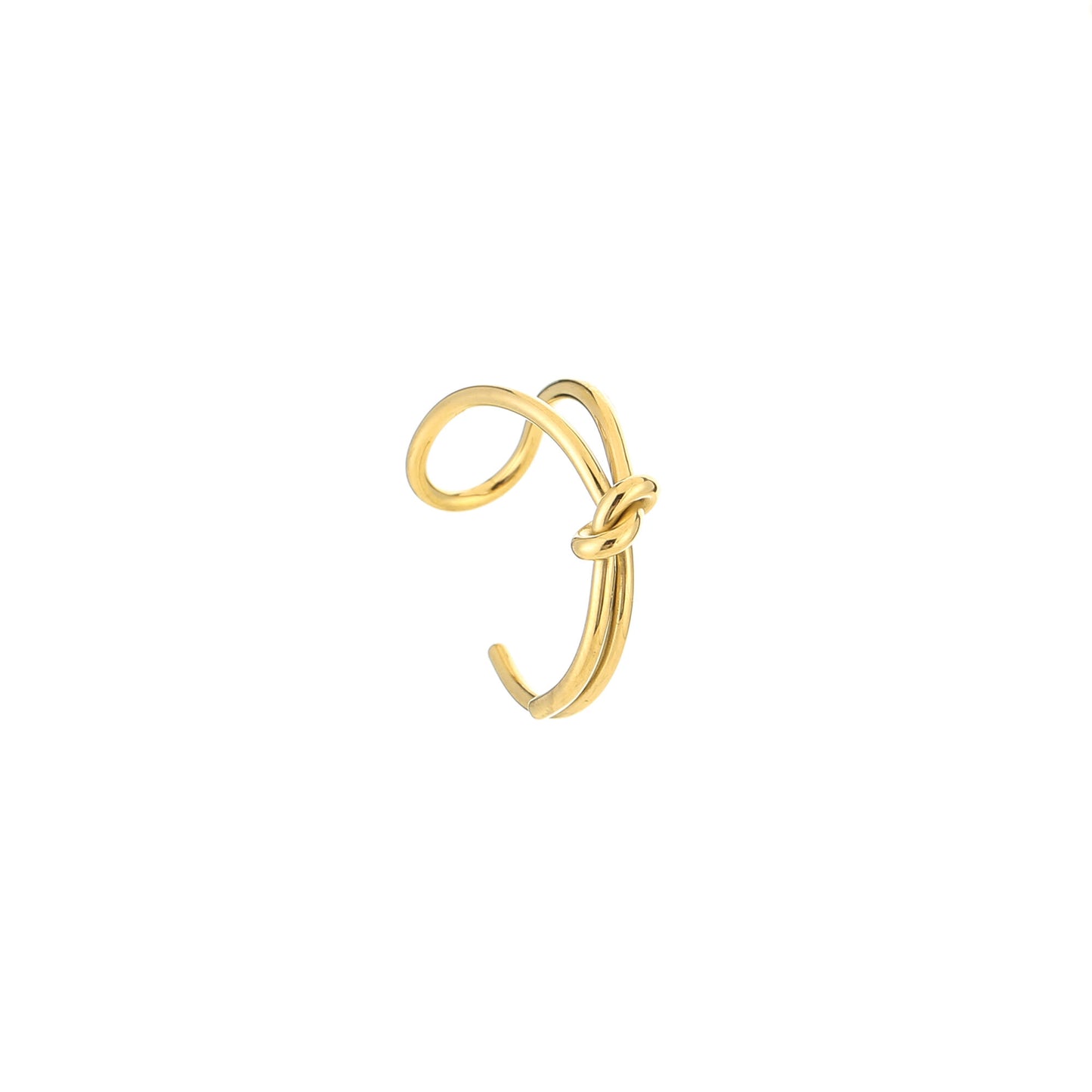 Open Ring met Knoopdetail