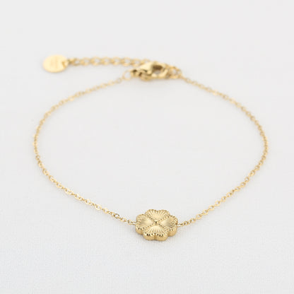 Armband met Klaver Bedel