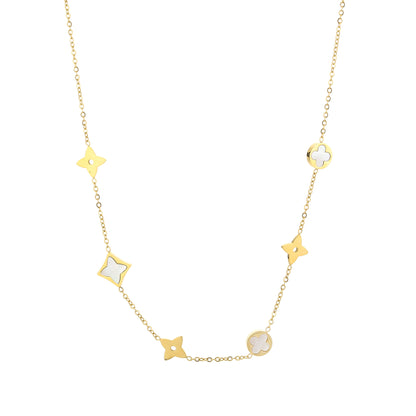 Ketting met Klaver Bedels