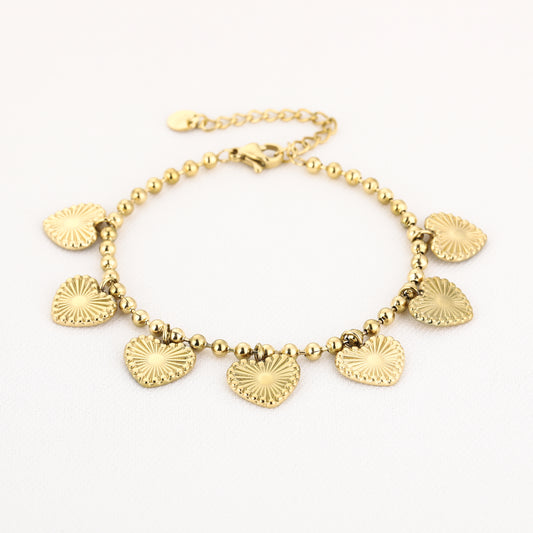 Hartjes Bedelarmband