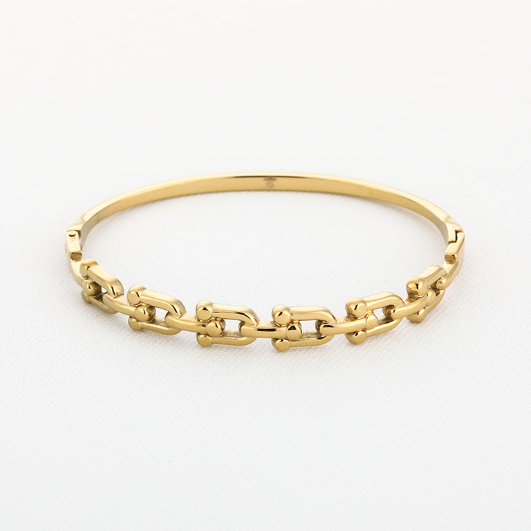 Schakel armband Bangle