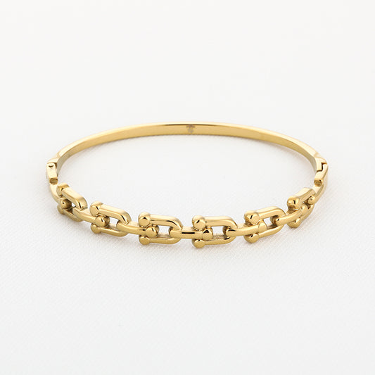 Schakel armband Bangle