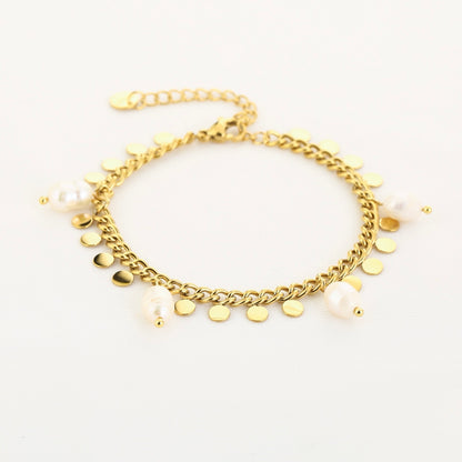 Armband met Parels & Muntjes