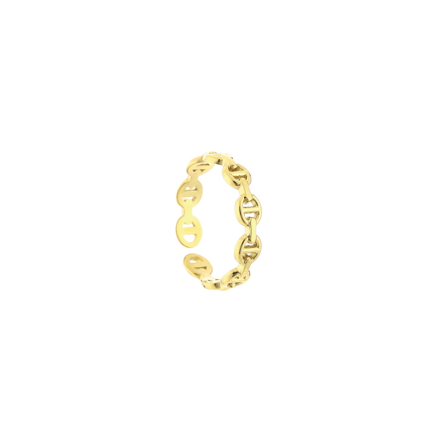 Statement Ring met Schakel Design