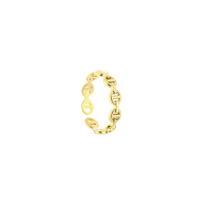 Statement Ring met Schakel Design