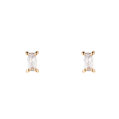 Oorbellen Cube Studs Wit