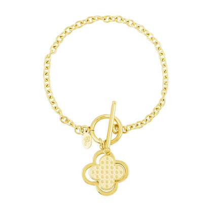 Armband Double Clover Goud